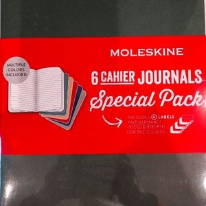 Moleskine 6 Cahier Journals. Multiple Colors